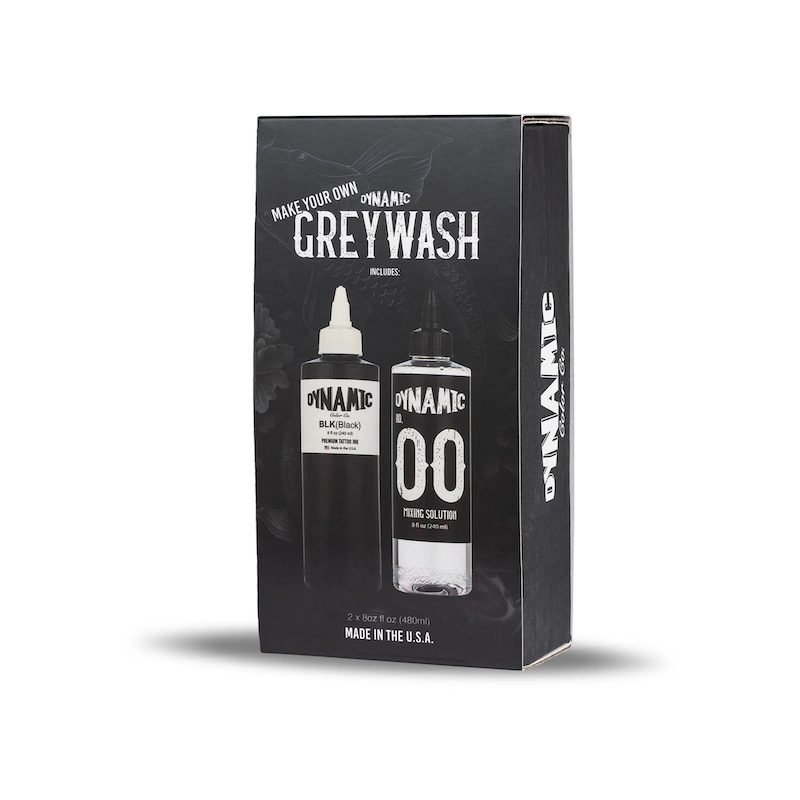 Dynamic Make Your Own Greywash Set – 8oz Black + 8oz Mixing Solution