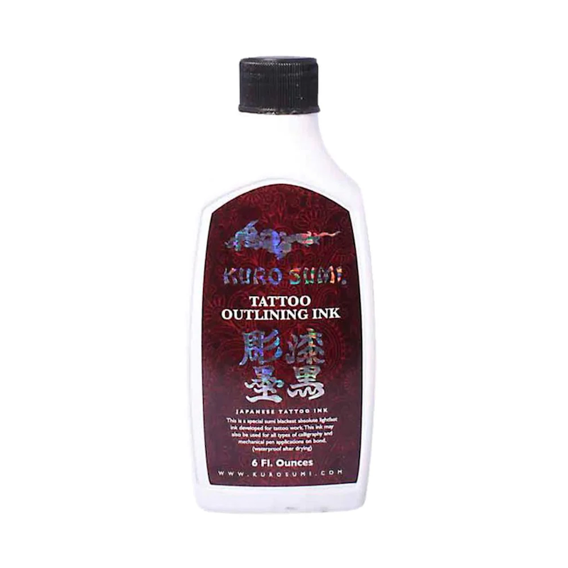 Kuro Sumi Outlining Ink – Tinta Negra Vegana Profesional