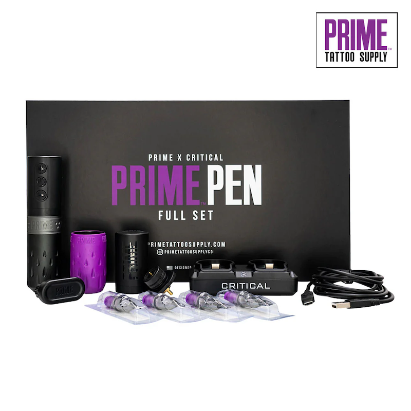 PRIME x Critical Pen Máquina de Tatuar Inalámbrica