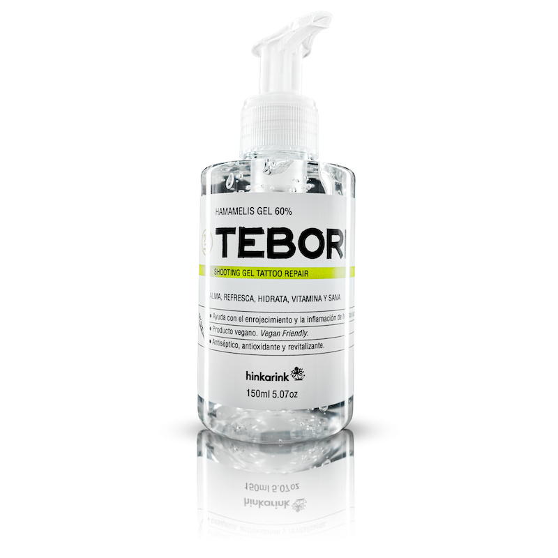 Hinkarink TEBORI – Gel Calmante y Reparador para Tatuajes - 150ml / 300ml