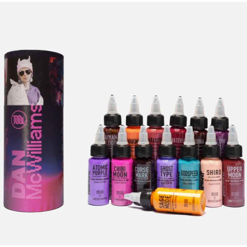 Radiant Colors – Dan McWilliams Set 1oz (14 Tintas Inspiradas en Anime)