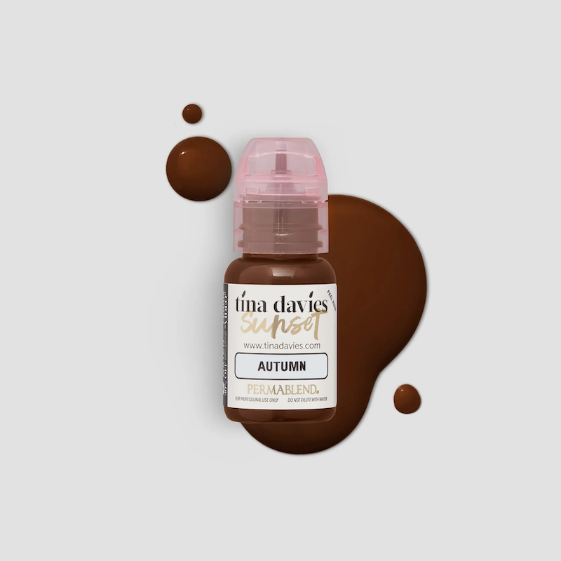 Autumn Tina Davies Sunset – Pigmento PMU para Cejas 1/2 oz