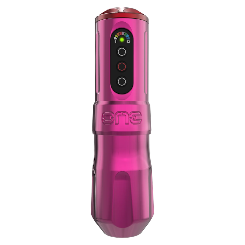 FK Irons ONE - Bubblegum – Máquina para Tatuar Inalámbrica 3.0 / 4.0 mm