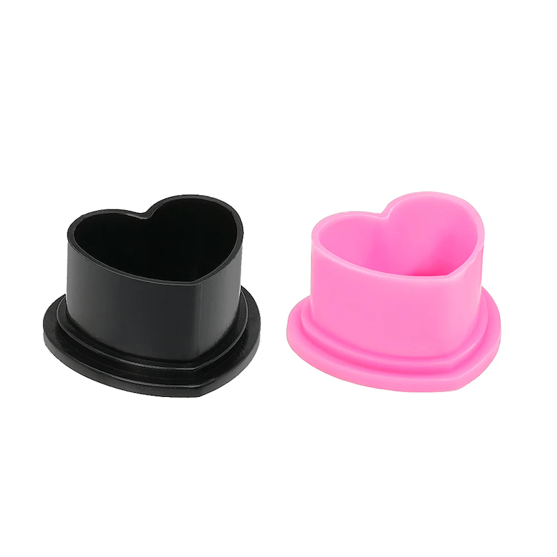 Saferly Heart Ink Caps – Caps en Forma de Corazón (Bolsa 500 pzas)