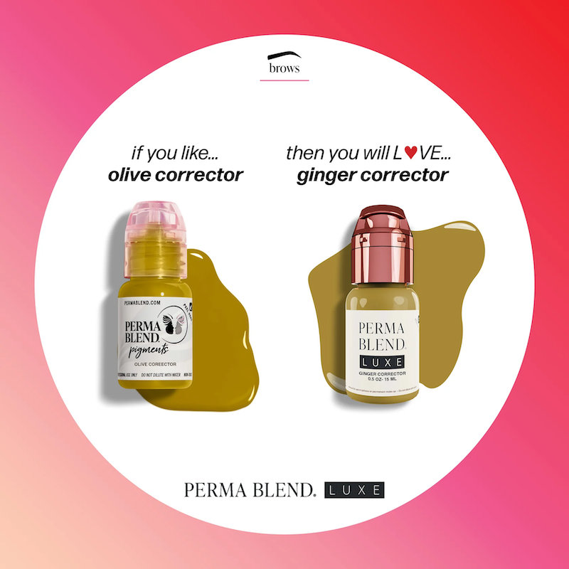 Perma Blend Olive Corrector – Pigmento Corrector PMU 1/2 oz - Image 7