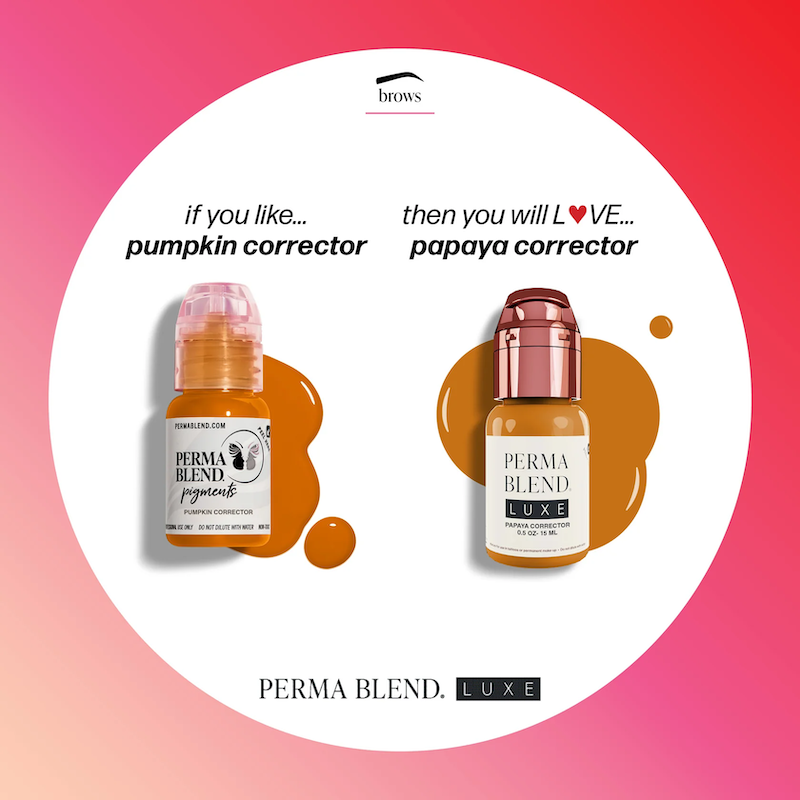 Perma Blend Pumpkin Corrector – Pigmento Corrector PMU 1/2 oz - Image 6