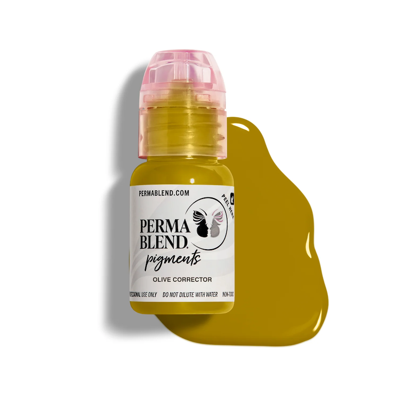 Perma Blend Olive Corrector – Pigmento Corrector PMU 1/2 oz