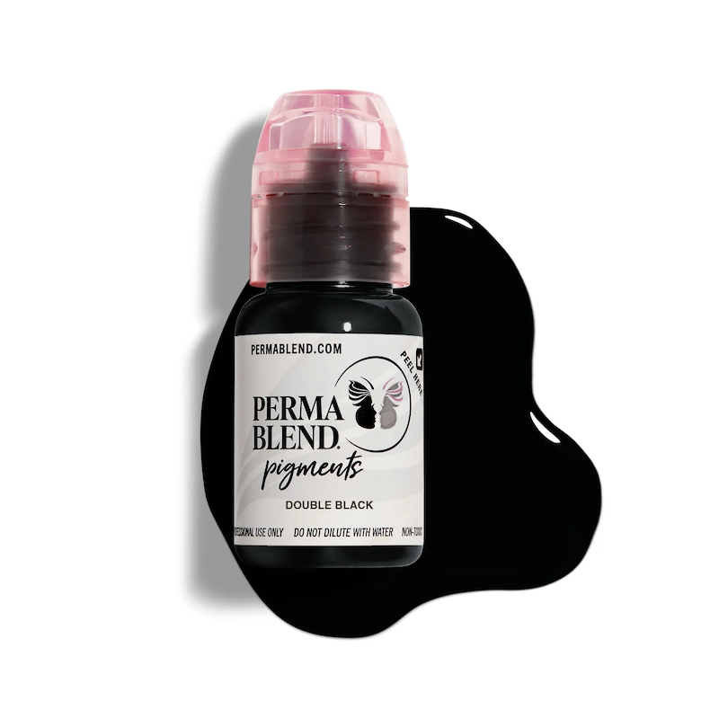 Perma Blend Double Black – Pigmento PMU para Ojos 1/2 oz