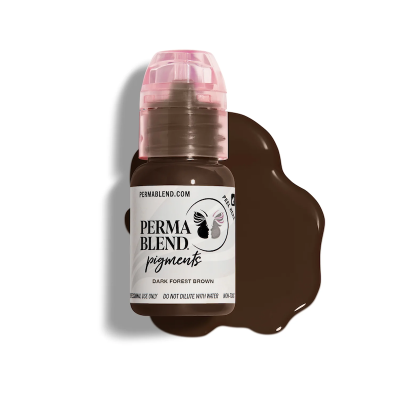 Perma Blend Dark Forest Brown – Pigmento PMU para Cejas 1/2 oz