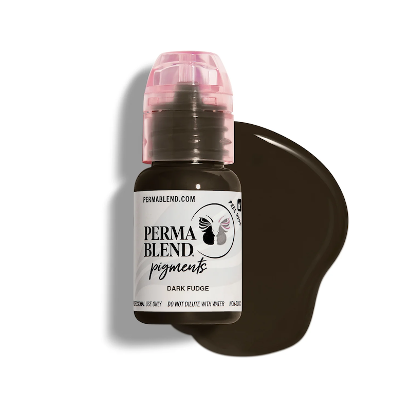 Perma Blend Dark Fudge – Pigmento PMU para Cejas 1/2 oz