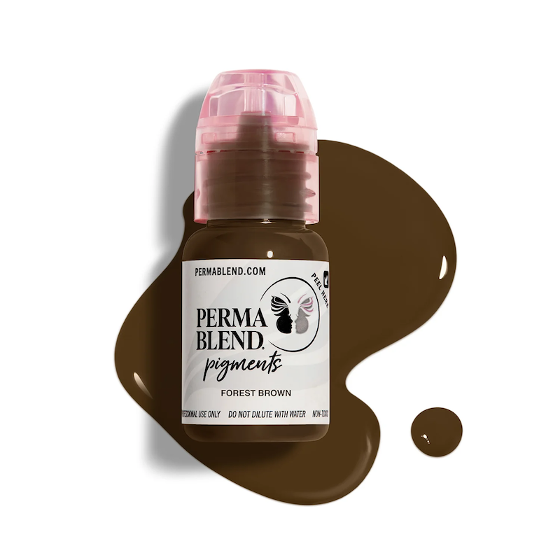 Perma Blend Forest Brown – Pigmento PMU para Cejas 1/2 oz