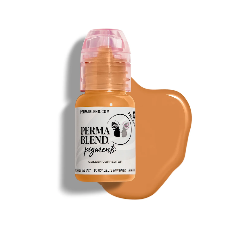 Perma Blend Golden Corrector – Pigmento Corrector PMU 1/2 oz