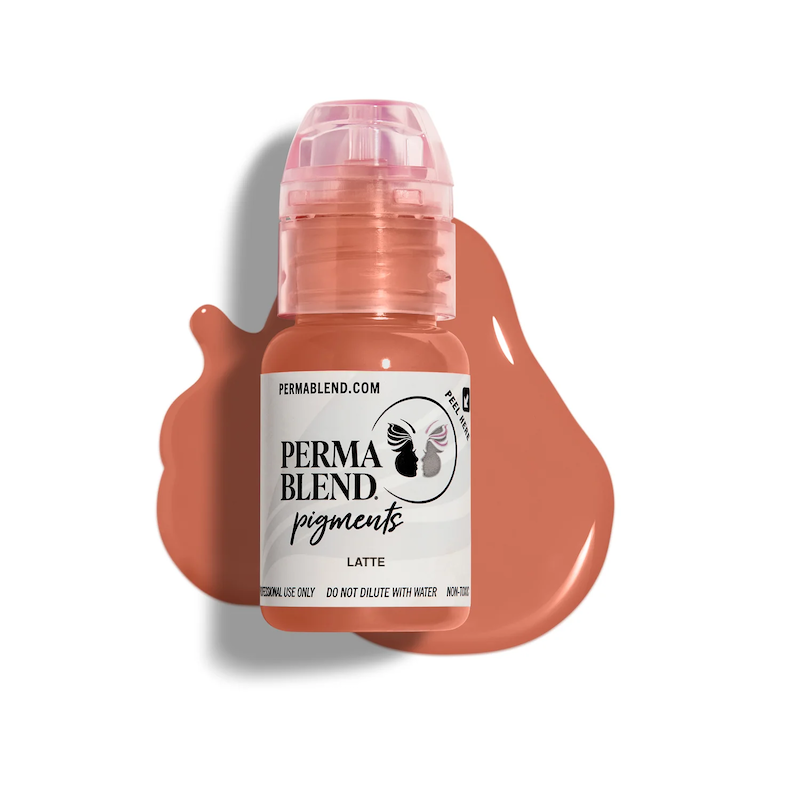 Perma Blend Latte – Pigmento PMU para Labios 1/2 oz