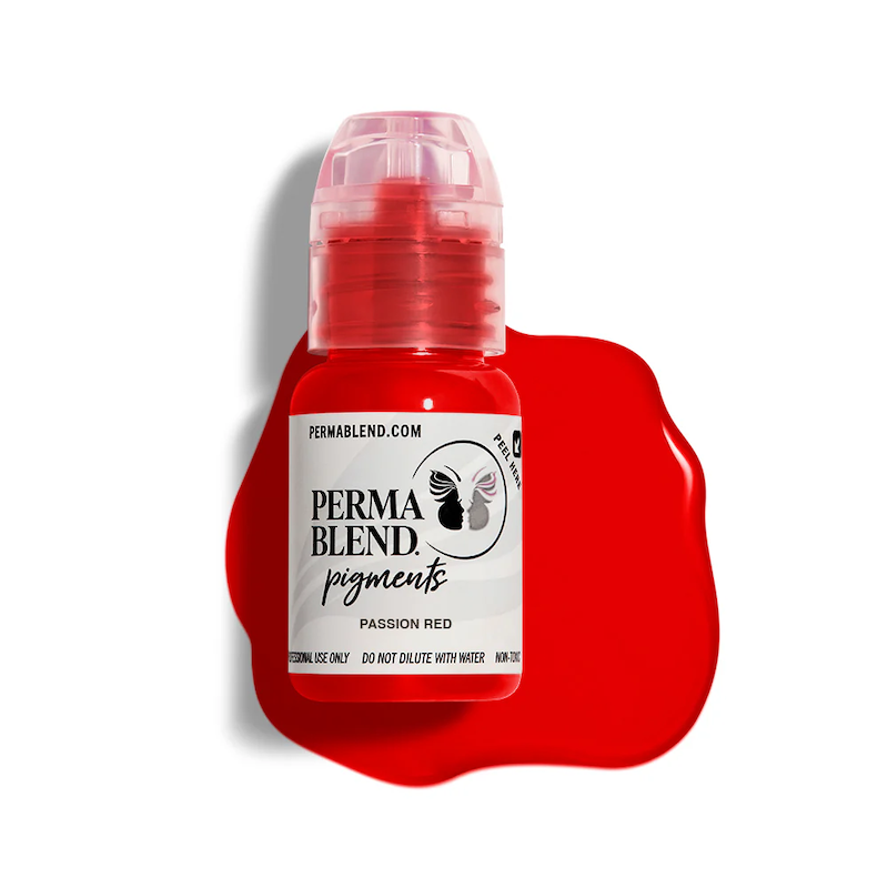 Perma Blend Passion Red – Pigmento PMU para Labios 1/2 oz