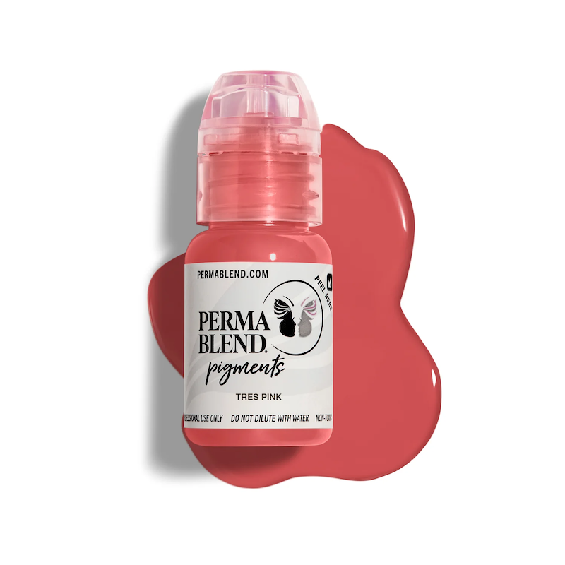 Perma Blend Tres Pink – Pigmento PMU para Labios 1/2 oz