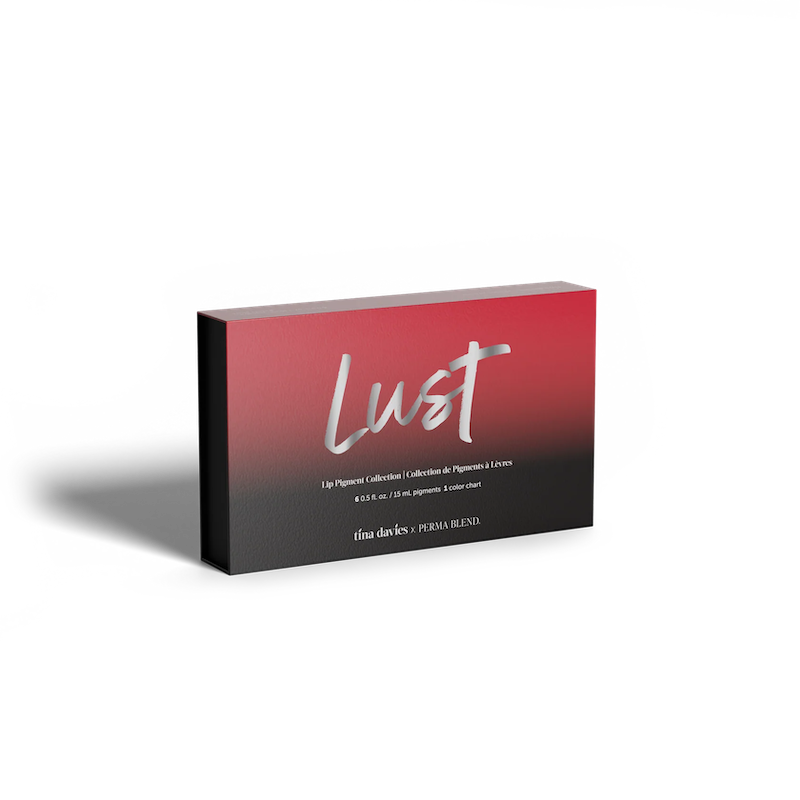 Tina Davies Lust Set – Set de Pigmentos PMU para Labios 6 x 1/2 oz
