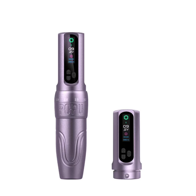 POPU DIVA Máquina Inalámbrica de Tatuaje y Micropigmentación – Stroke Ajustable 2.0mm a 3.5mm