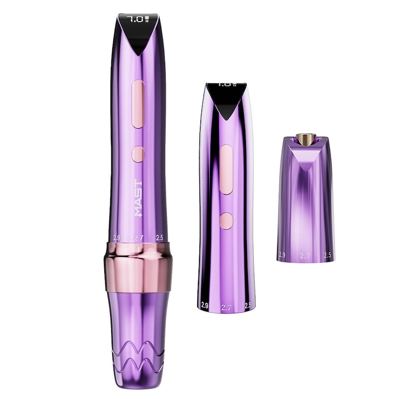 Dragonhawk Mast P60 Wireless Tattoo Pen PMU 2.2-3.2mm Adjustable Stroke (Con Adaptador RCA)