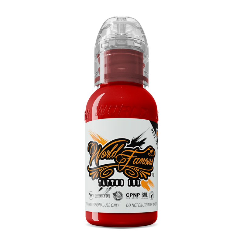 World Famous Mayon Lava Red – Tinta Rojo Brillante Saturado