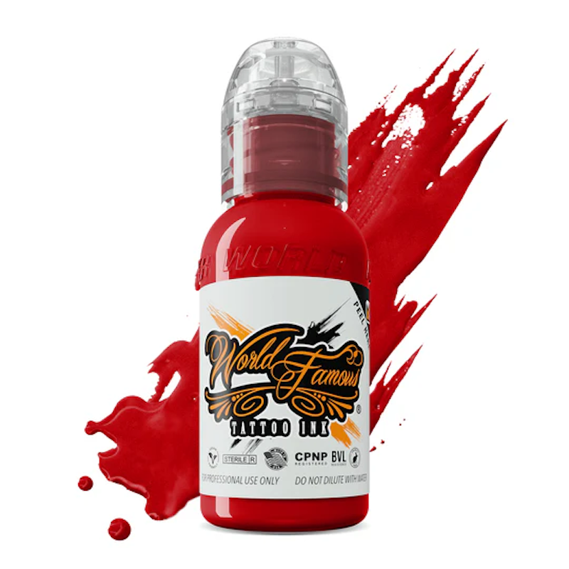 World Famous Sailor Jerry Red – Tinta Rojo Puro Alta Opacidad