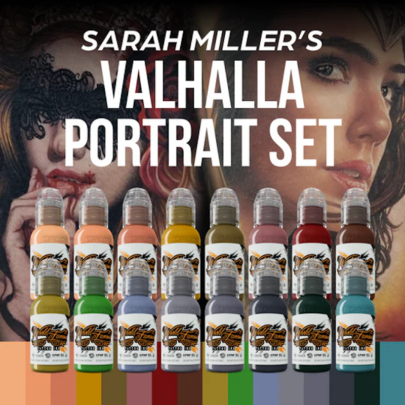 World Famous Sarah Miller’s Valhalla Portrait Set – Set Completo Realismo Profesional