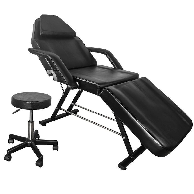 Barber Duty – Kit de Camilla Reclinable y Banco